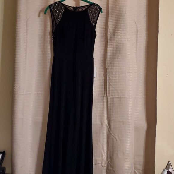B. Darlin Black formal long Dress3/4 - Picture 1 of 7
